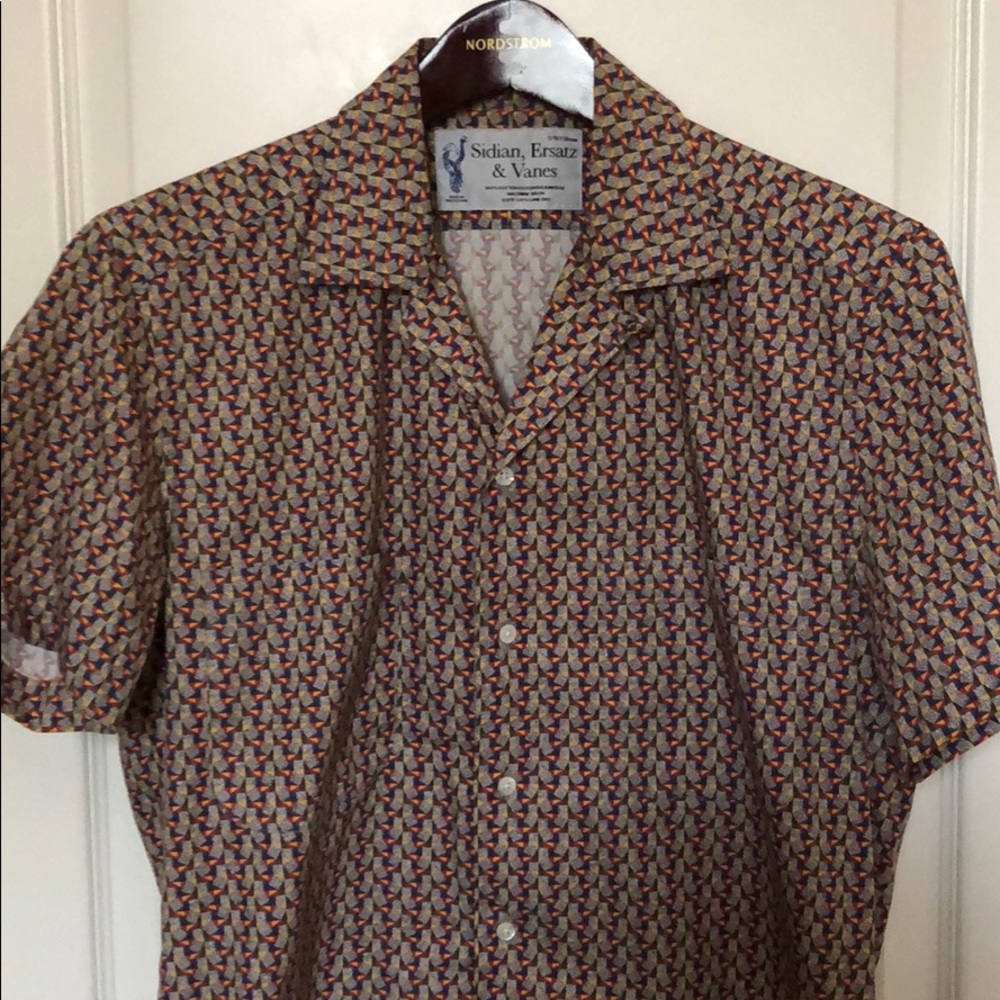 SIDIAN ERSATZ & VANES short sleeve shirt size S